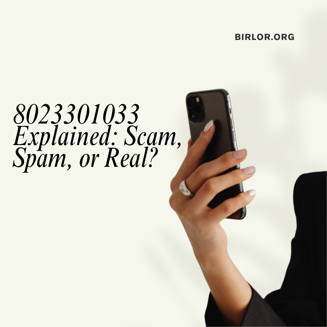 8023301033 Explained: Scam, Spam, or Real?
